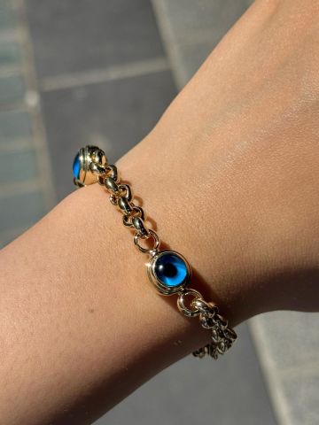 14K YILDIZ PARILTISI BİLEKLİĞİ