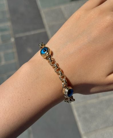 14K YILDIZ PARILTISI BİLEKLİĞİ